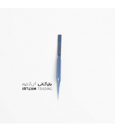 پنس تيتانيومي سر صاف BLUE 0.1 MM