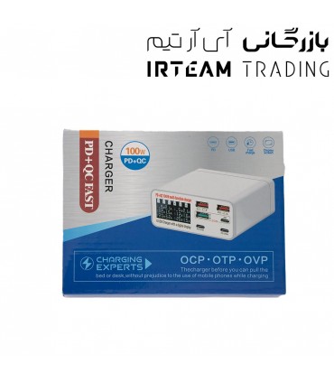 مولتي شارژر 6 پورت PRODUCT SHEMATIC PD+QC